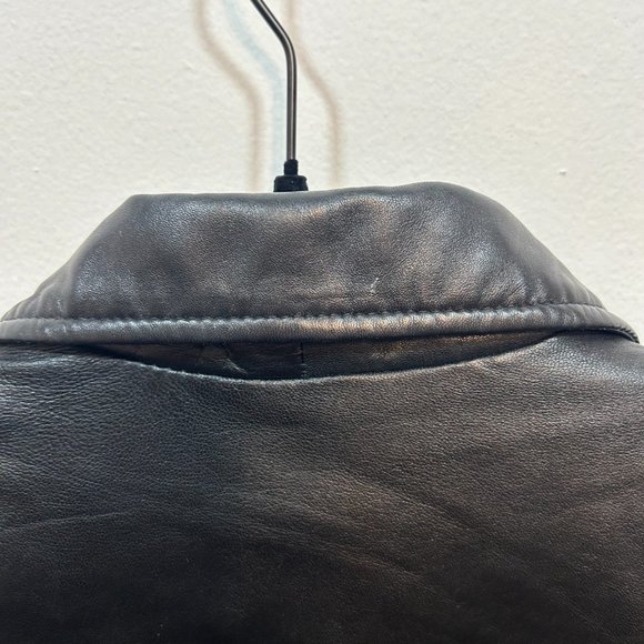 SAGUARO Black Genuine Leather Jacket - Picture 3 of 7